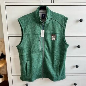 johnnie-O, Wes Full Zip Fleece Vest - Special Edition Sweetens Cove Golf Logo!